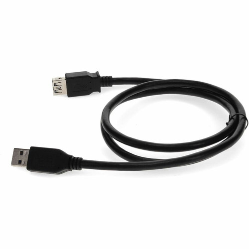 AddOn 6ft USB A 3.0 Male to USB A 3.0 Female Black Extension Cable - 6 ft (1.83 m) USB Data Transfer Cable for Notebook, PC, USB USB - (USB3EXTAA6-AO)
