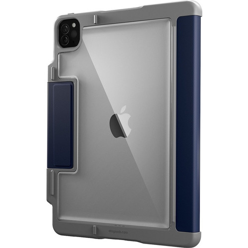 STM Goods Dux Plus Carrying Case for 12.9" Apple iPad Pro, iPad Pro (4th Generation) Tablet - Transparent, Midnight Blue - Drop Water (Fleet Network)