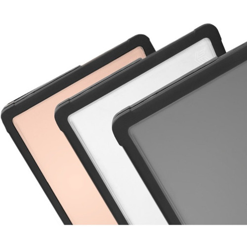 STM Goods Dux MacBook Air 13" Retina (2018 & 2020) - For Apple MacBook Air (Retina Display) - Transparent, Black - Translucent - (TPU) (STM-122-293MW-01)