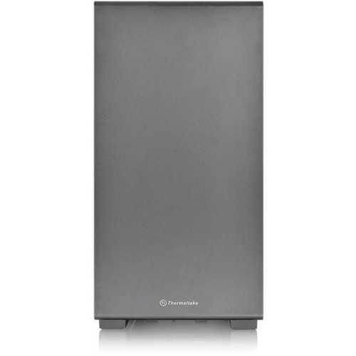 Thermaltake S100 Tempered Glass Micro Chassis - Micro Tower - Black - SPCC, Tempered Glass, Steel, Metal - 4 x Bay - 0 - Micro ATX, - (Fleet Network)