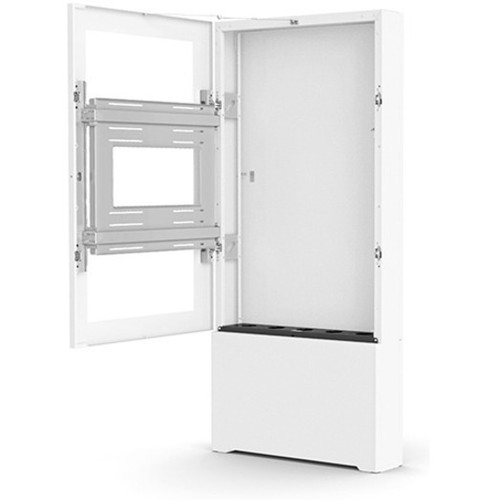 Chief Impact Floor Mounted Kiosk, Portrait 49" White - 49" (1244.60 mm) - Floor-mountable - Black (LF49UWP)