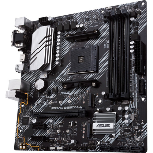 Asus PRIME B550M-A CSM Micro ATX Desktop Motherboard AMD Chipset Socket 128 GB DDR4 DIMM UDIMM PRIME B550M-A/CSM PRIME B550M-A/CSM PRIME B550M-A/CSM
