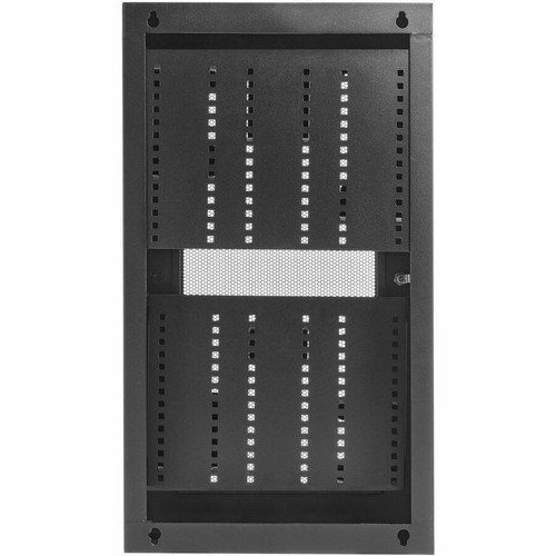 Tripp Lite series SRWF10UMOD 5U Structured Wiring Enclosure - Structured Wiring Enclosure - Black Powder Coat - 5U Rack Height - Steel (SRWF10UMOD)