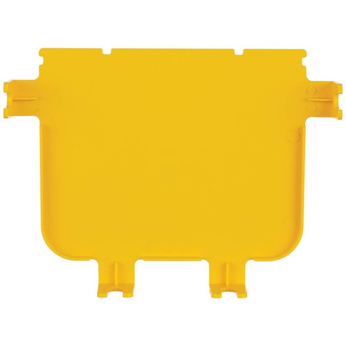 Tripp Lite series Toolless End Cap for Fiber Routing System, 120 mm (5 in) - End Cap - Yellow - Polyvinyl Chloride (PVC) (SRFC5CAP)