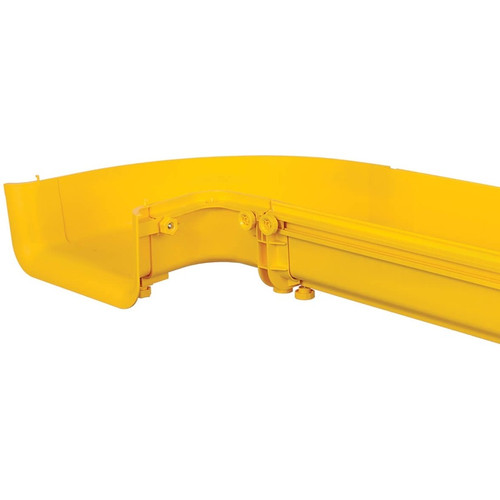 Tripp Lite series Toolless Trumpet Drop-Out Kit for Fiber Routing System, 120 mm (5 in) - Cable Trumpet Spillout - Yellow - Polyvinyl (SRFC5DROP)