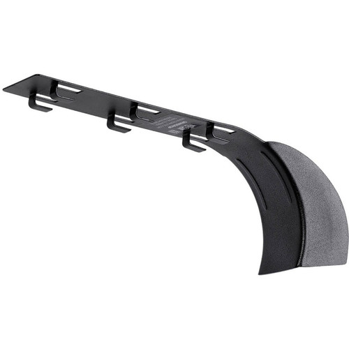 Tripp Lite series Cable Exit Clip/Dropout Waterfall for Wire Mesh Cable Trays, 45 mm Wide - Cable Trumpet Spillout - Black Powder Coat (SRWBDROP)