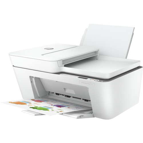 HP 3XV13A#A2L DeskJet Plus 4155 Wireless Color Inkjet All-in-One Printer - Copier/Scanner/Mobile Fax - 8. 5 ppm Mono - 5. 5 ppm Color - 4800 x 1200 dpi