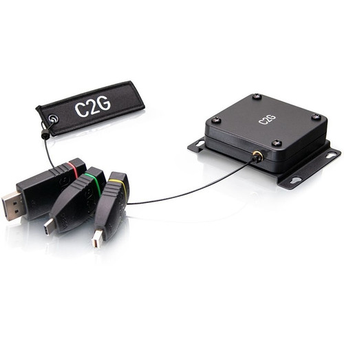 C2G Retractable Universal Mount 4K HDMI Adapter Ring with Color Coded Mini DisplayPort - C2G Retractable Universal Mount 4K HDMI Ring (29879)