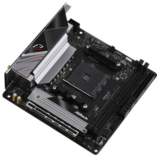 ASRock Phantom Gaming ITX AX Mini Desktop Motherboard AMD Chipset Socket 64 GB DDR4 DIMM PHANTOMGAMING-ITX/AX B550 B550 B550 PHANTOMGAMING-ITX/AX