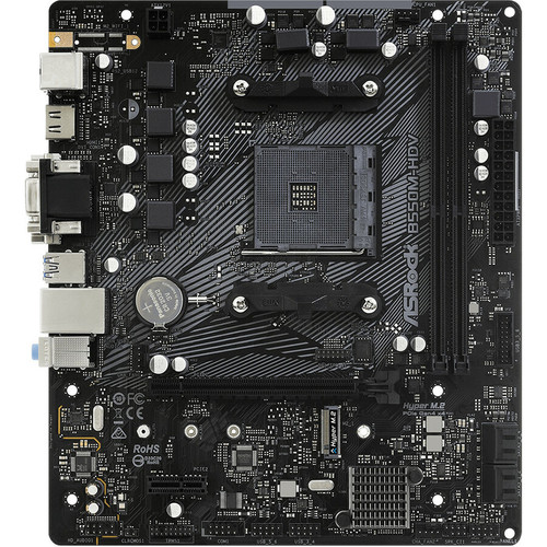 ASRock Micro ATX Desktop Motherboard Socket AMD Chipset DIMM UDIMM Dual Channel 64 GB Maximum RAM SDRAM DDR4 X B550M-HDV