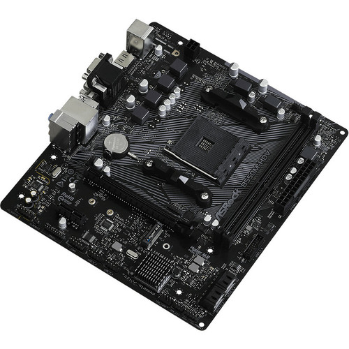 ASRock Micro ATX Desktop Motherboard Socket AMD Chipset DIMM UDIMM Dual Channel 64 GB Maximum RAM SDRAM DDR4 X B550M-HDV