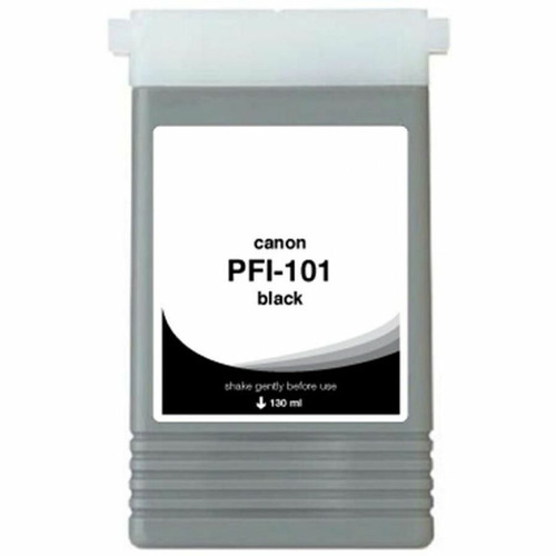 Clover Technologies Inkjet Ink Cartridge PFI-101, PFI-101BK (Canon 0883B001AA) - Black Each - 130 mL (Fleet Network)