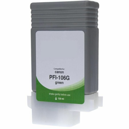 Clover Technologies Inkjet Ink Cartridge PFI-106, PFI-106G (Canon 6628B001AA) - Green Each - 130 mL (Fleet Network)