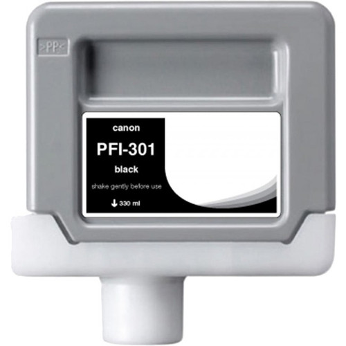 Clover Technologies Ink Cartridge PFI-301, PFI-301BK (1486B001AA) - Black Pack (Fleet Network)