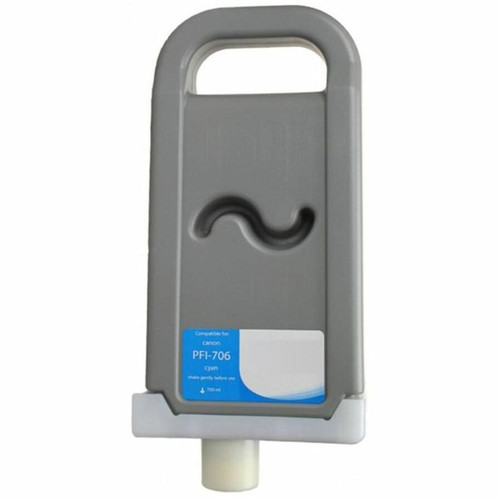 Clover Technologies Remanufactured Inkjet Ink Cartridge PFI-706, PFI-706C (Canon 6682B001AA) - Cyan Each - 700 mL (Fleet Network)