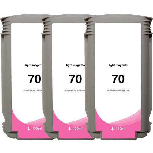 Clover Technologies Remanufactured High Yield Ink Cartridge 70 (C9455A) - Light Magenta - 3 Pack - High Yield - 3 Pack (Fleet Network)