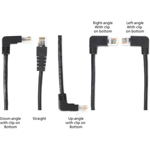 Black Box SpaceGAIN Cat5e UTP Patch Network Cable RJ45 Male To 10 Ft Panel Wallplate Device Category End For EVNSL21E-0010-90DD