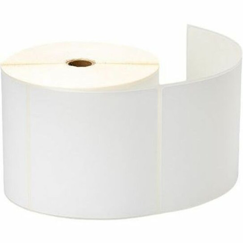 Brother 4in x 4in White Polypropylene Direct Thermal Label, Die Cut Roll - x 4" (101.60 mm) Width x 4" (101.60 mm) Length - Roll - - - (RD010U1S)