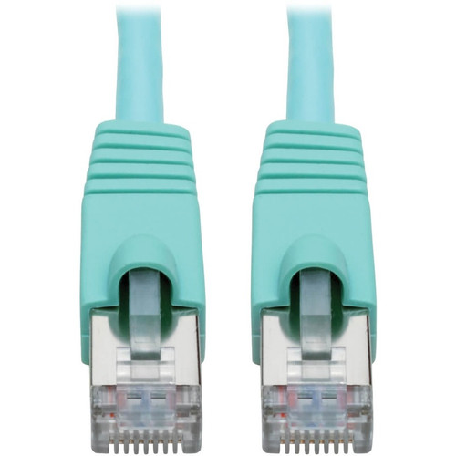 Tripp Lite series N262-008-AQ Cat.6a STP Patch Network Cable - 8 ft (2.44 m) Category 6a Network Cable for Network Device, Switch, - 1 (Fleet Network)
