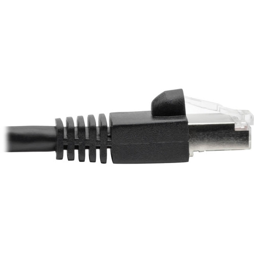 Tripp Lite series Cat.6a STP Patch Network Cable - 8 ft (2.44 m) Category 6a Network Cable for Network Device, Switch, Hub, Patch VoIP (N262-008-BK)