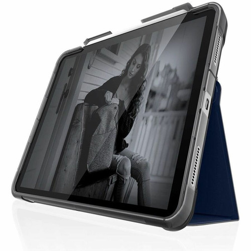 STM Goods Dux Studio Folio Carrying Case For 11 Inch Apple iPad Pro Dark Red Smoke Transparent Drop Bump STM-222-288JV-03