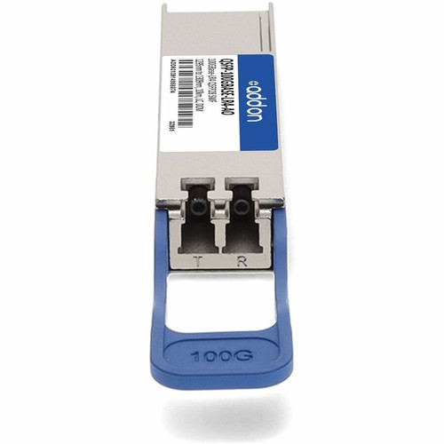 AddOn QSFP-100GBASE-LR4-AO QSFP28100GBase-LR4 Transceiver - Single-Mode LC - 10km - DOM - TAA Compliant