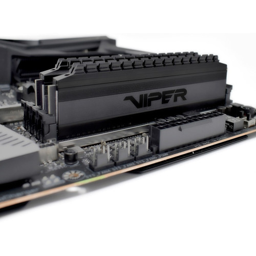 Patriot Memory Viper 4 Blackout Series 32GB (2 x 16GB) DDR4 SDRAM Memory Kit - For Motherboard, Desktop PC - 32 GB (2 x 16GB) - DDR4 - (PVB432G300C6K)