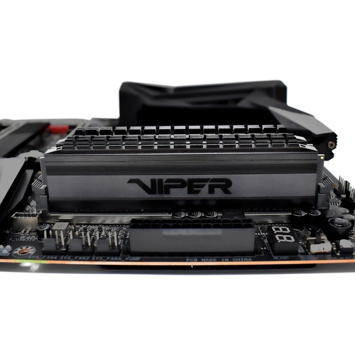 Patriot Memory Viper 4 Blackout Series 32GB (2 x 16GB) DDR4 SDRAM Memory Kit - For Motherboard, Desktop PC - 32 GB (2 x 16GB) - DDR4 - (PVB432G300C6K)