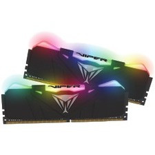 Patriot Memory Viper RGB Series 32GB (2 x 16GB) 3600MHz Kit w/Black Heatshield - For Desktop PC - 32 GB (2 x 16GB) - DDR4 SDRAM - 3600 (Fleet Network)