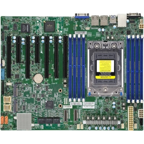 Supermicro H12SSL-C Server Motherboard - AMD Chipset - Socket SP3 - ATX - EPYC Processor Supported - 2 TB DDR4 SDRAM Maximum RAM - - 8 (Fleet Network)