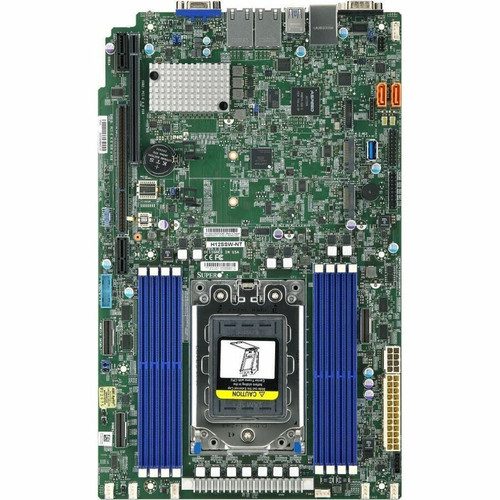 Supermicro H12SSW-NT Server Motherboard - AMD Chipset - Socket SP3 - Proprietary WIO - EPYC Processor Supported - 2 TB DDR4 SDRAM RAM (Fleet Network)