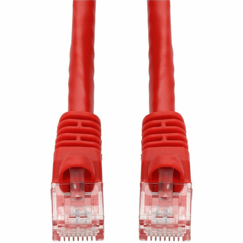 AddOn 5ft Red CAT 5E PVC Ethernet Cable Snagless Bubble Boot RJ-45 M/M - 5 ft (1.52 m) Category 5e Network Cable for Network Device - (Fleet Network)