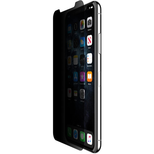 Belkin TemperedGlass Privacy Screen Protector for iPhone 11 Pro Max / iPhone Xs Max Transparent - For OLED iPhone 11 Pro Max, iPhone - (Fleet Network)