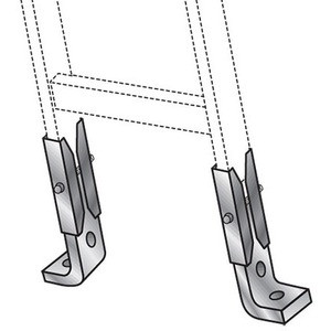 Black Box RM649-R2 Ladder Rack Cable Bracket - Cable Manager - 2 Pack (Fleet Network)