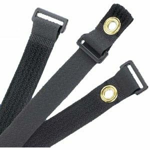 Panduit Ultra-Cinch Hook and Loop Tie - Cinch Tie - Black - 10 Pack (Fleet Network)