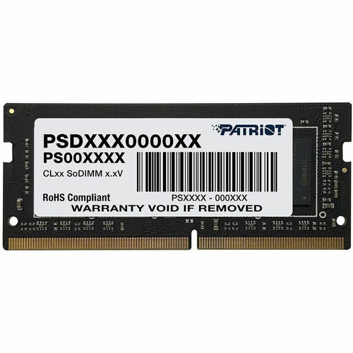 Patriot Memory Signature Line 16GB DDR4 SDRAM Memory Module - For Notebook - 16 GB (1 x 16GB) - DDR4-2400/PC4-19200 DDR4 SDRAM - 2400 (Fleet Network)