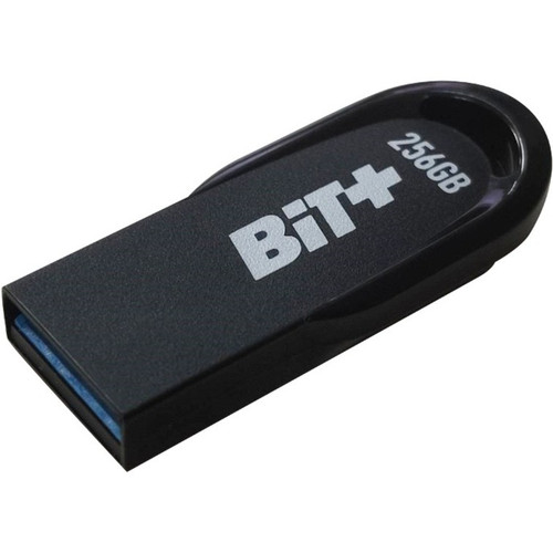 Patriot Memory Bit+ USB 3.2 GEN. 1 Flash Drive - 256 GB - USB 3.2 (Gen 1) - Black - 2 Year Warranty (PSF256GBITB32U)