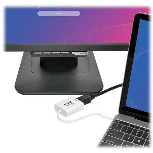 Tripp Lite series U444-06N-DP8W USB-C to DisplayPort Adapter Cable, M/F, White, 6 in. - 1 x Type C USB 3.1 (Gen 1) USB Male - 1 x 1.4 (U444-06N-DP8W)