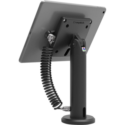 Compulocks MNTXRISE01 Magnetix Counter Mount for Tablet & iPad - Black - Tilt - Swivel - Cable Management
