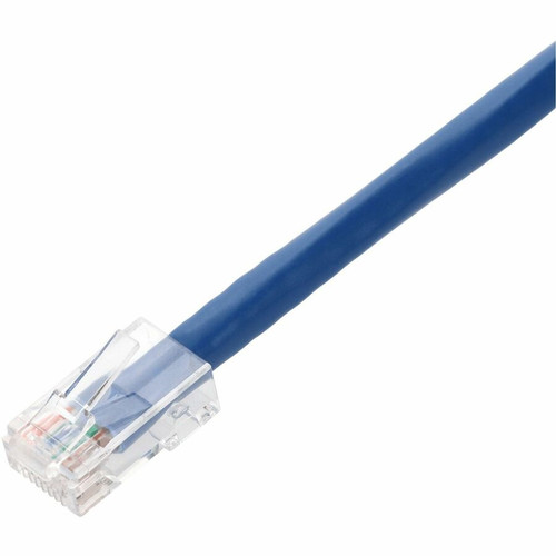 AddOn 18ft Blue CAT 6 PVC Ethernet Cable Non-Booted RJ-45 M/M - 18 ft (5.49 m) Category 6 Network Cable for Patch Panel, Hub, Switch, (ADD-18FCAT6NB-BE)