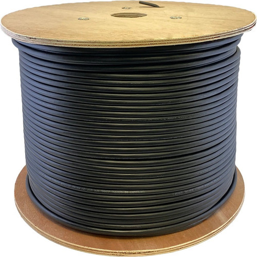 AddOn 1000ft Non-Terminated Black OM1 OFNR (Riser-Rated) 6-Strand Fiber Outdoor Bulk Cable - 1000 ft (304.80 m) Fiber Optic Network - (Fleet Network)
