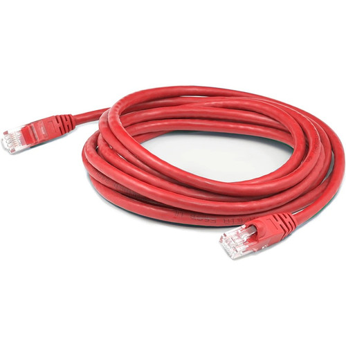 AddOn 4ft Red CAT 6A Shielded PVC Ethernet Cable Snagless Easy Clear Boot RJ-45 M/M - 4 ft (1.22 m) Category 6a Network Cable for Hub, (Fleet Network)