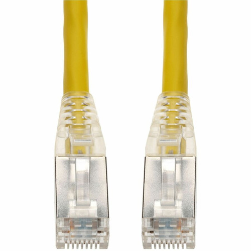 AddOn 5m Yellow CAT 6 Shielded Plenum-Rated Ethernet Cable Snagless Easy Clear Boot RJ-45 M/M - 16.4 ft (5 m) Category 6 Network Cable (Fleet Network)