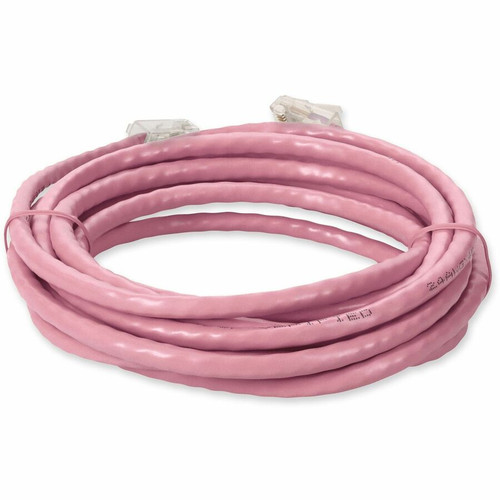 AddOn 7ft Pink CAT 6 PVC Ethernet Cable Non-Booted RJ-45 M/M - 7 ft (2.13 m) Category 6 Network Cable for Network Device - First End: (ADD-7FCAT6NB-PK)