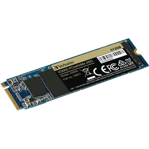 Verbatim Vi3000 512 GB Solid State Drive - M.2 2280 Internal - PCI Express NVMe (PCI Express NVMe 3.0 x4) - Notebook, Desktop PC - 300 (Fleet Network)