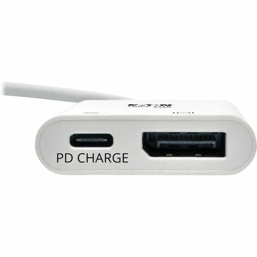 Tripp Lite series U444-06N-DP8WC USB-C to DisplayPort Adapter Cable, M/F, White, 6 in. - 1 x Type C USB 3.1 (Gen 1) USB Male - 1 x 1.4 (U444-06N-DP8WC)