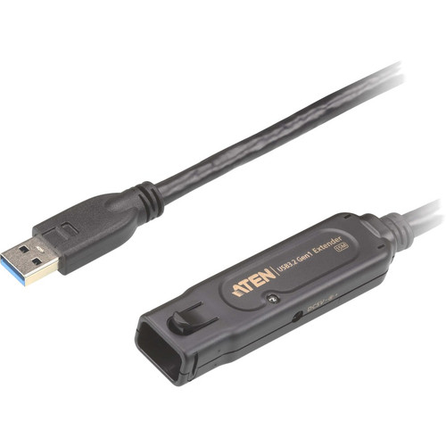 ATEN 15 M USB3.2 Gen1 Extender Cable 49.2 Ft High Speed USB Data Transfer For Computer First End Type Gen A X UE3315A