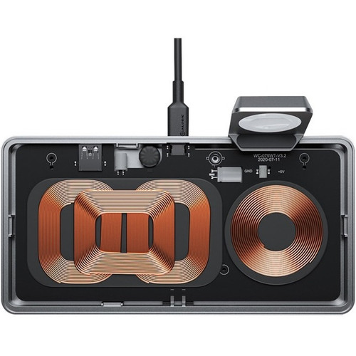 Ultra Power 4 In 1 Wireless Charging Dock For Apple Watch AirPods And iPhone With USB-A Output Grey ALOGIC Input DC V UP2QC10AWA-SGR