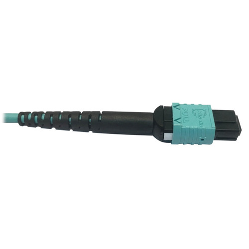 Tripp Lite series N846D-03M-24AAQ 400G Multimode 50/125 OM4 Fiber Optic Cable, Aqua, 3 m - 9.8 ft (3 m) Fiber Optic Network Cable for (N846D-03M-24AAQ)