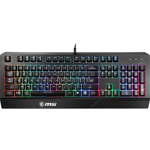 MSI Vigor Wired Gaming Keyboard USB 2.0 104 Keys Multimedia Brightness Hotkeys Windows Compatible VIGOR GK20 VIGOR GK20 VIGOR GK20
